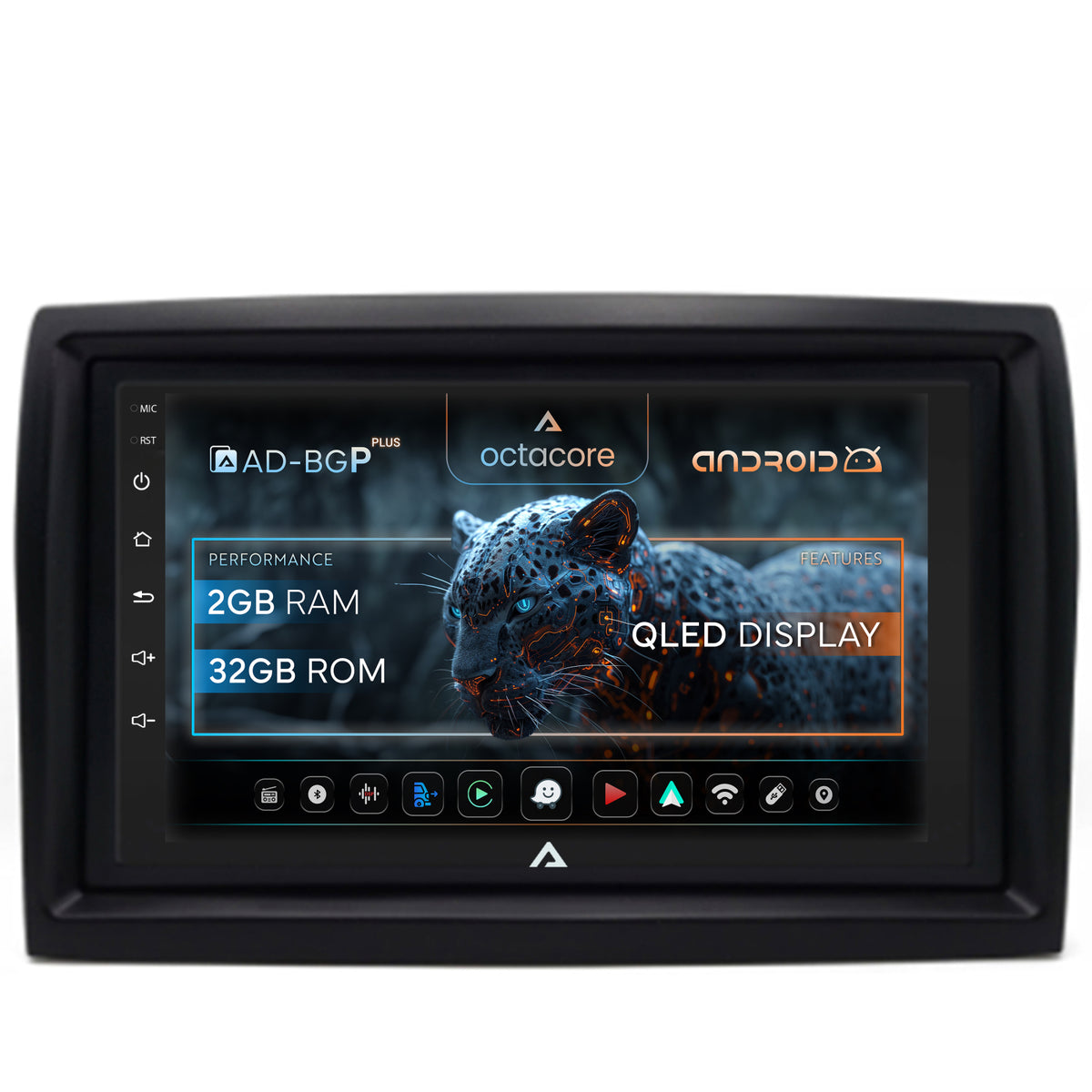 Navigatie Fiat Ducato, Citroen Jumper, Peugeot Boxer, Android, P-Octacore / 2GB RAM + 32GB ROM, 7 Inch - AD-BGP1002+AD-BGRFI0262DIN