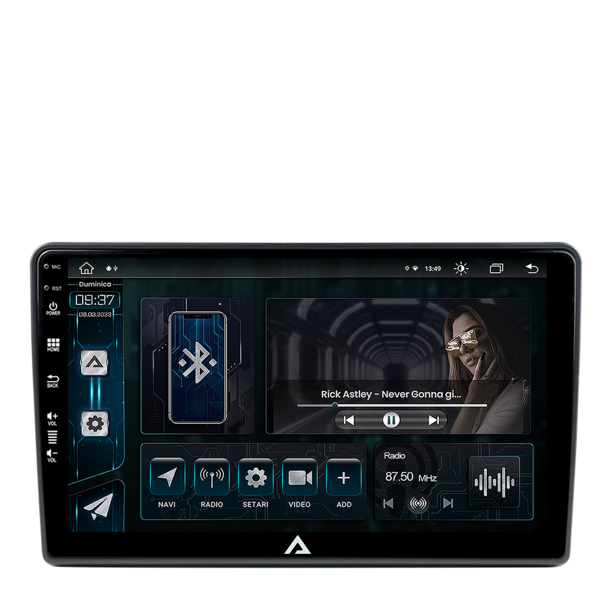Navigatie Fiat Ducato, Citroen Jumper, Peugeot Boxer, Android, Z-Octacore / 8GB RAM + 256GB ROM, 9 Inch - AD-BGZ9008+AD-BGRKIT355