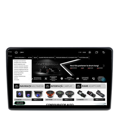 Navigatie Fiat Ducato, Citroen Jumper, Peugeot Boxer, Android, V-Octacore / 4GB RAM + 64GB ROM, 9.5 Inch - AD-BGV9004+AD-BGRKIT355