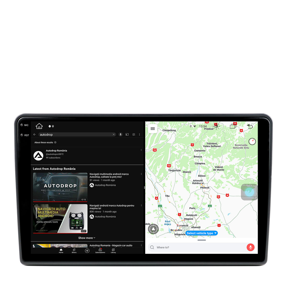 Navigatie Fiat Ducato, Citroen Jumper, Peugeot Boxer, Android, V-Octacore / 4GB RAM + 64GB ROM, 9.5 Inch - AD-BGV9004+AD-BGRKIT355