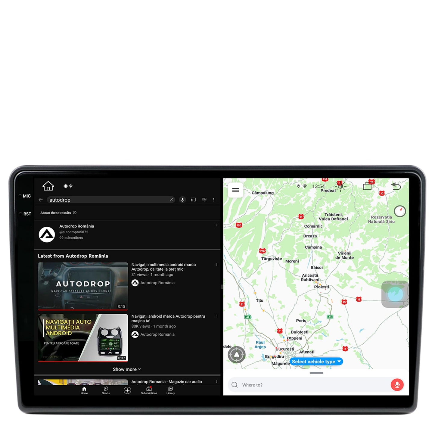 Navigatie Fiat Ducato, Citroen Jumper, Peugeot Boxer, Android, X-Octacore / 8GB RAM + 256GB ROM, 9.5 Inch - AD-BGX9008+AD-BGRKIT355