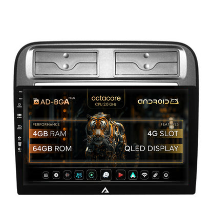 Navigatie Fiat Punto / Linea (2007-2014), Android, A-Octacore / 4GB RAM + 64GB ROM, 9 Inch - AD-BGA9004+AD-BGRKIT157