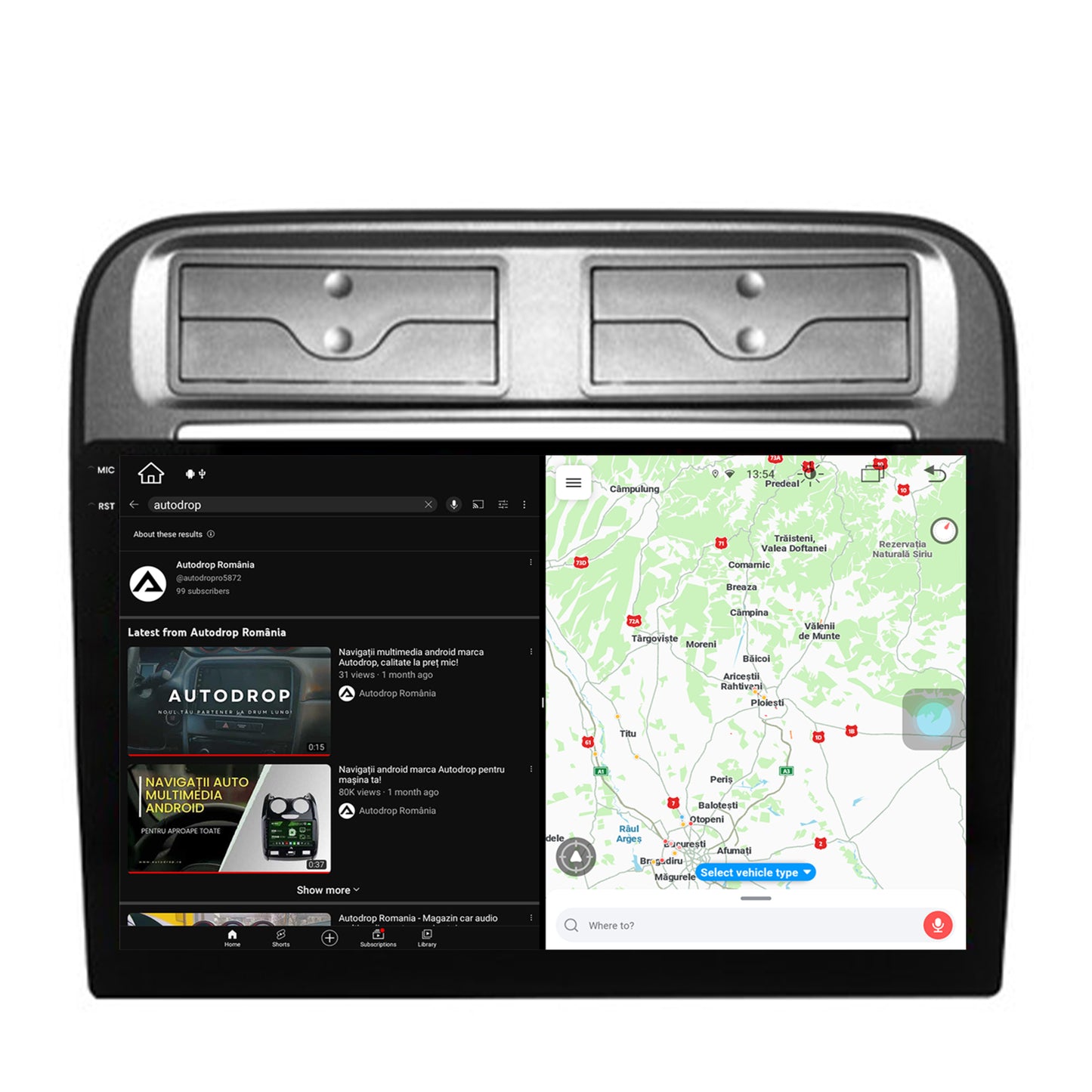 Navigatie Fiat Punto / Linea (2007-2014), Android, X-Octacore / 8GB RAM + 256GB ROM, 9.5 Inch - AD-BGX9008+AD-BGRKIT157
