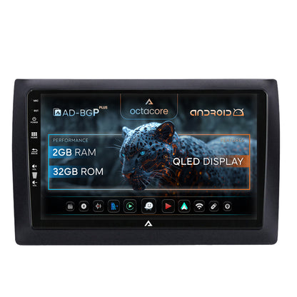 Navigatie Fiat Stilo, Android, P-Octacore / 2GB RAM + 32GB ROM, 9 Inch - AD-BGP9002+AD-BGRKIT356V2