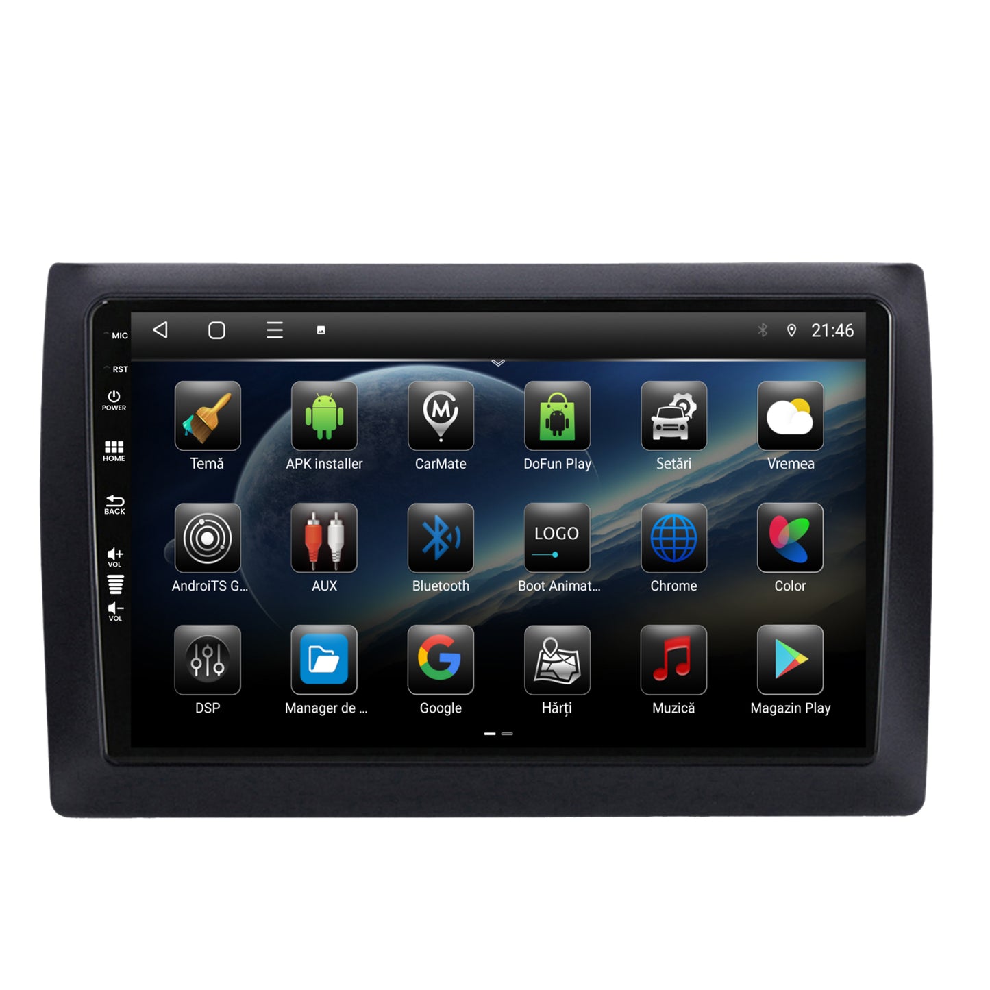 Navigatie Fiat Stilo, Android, P-Octacore / 2GB RAM + 32GB ROM, 9 Inch - AD-BGP9002+AD-BGRKIT356V2