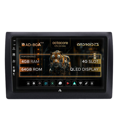 Navigatie Fiat Stilo, Android, A-Octacore / 4GB RAM + 64GB ROM, 9 Inch - AD-BGA9004+AD-BGRKIT356V2
