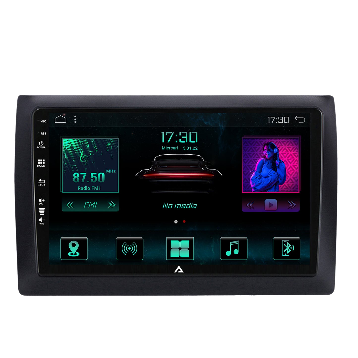 Navigatie Fiat Stilo, Android, A-Octacore / 4GB RAM + 64GB ROM, 9 Inch - AD-BGA9004+AD-BGRKIT356V2