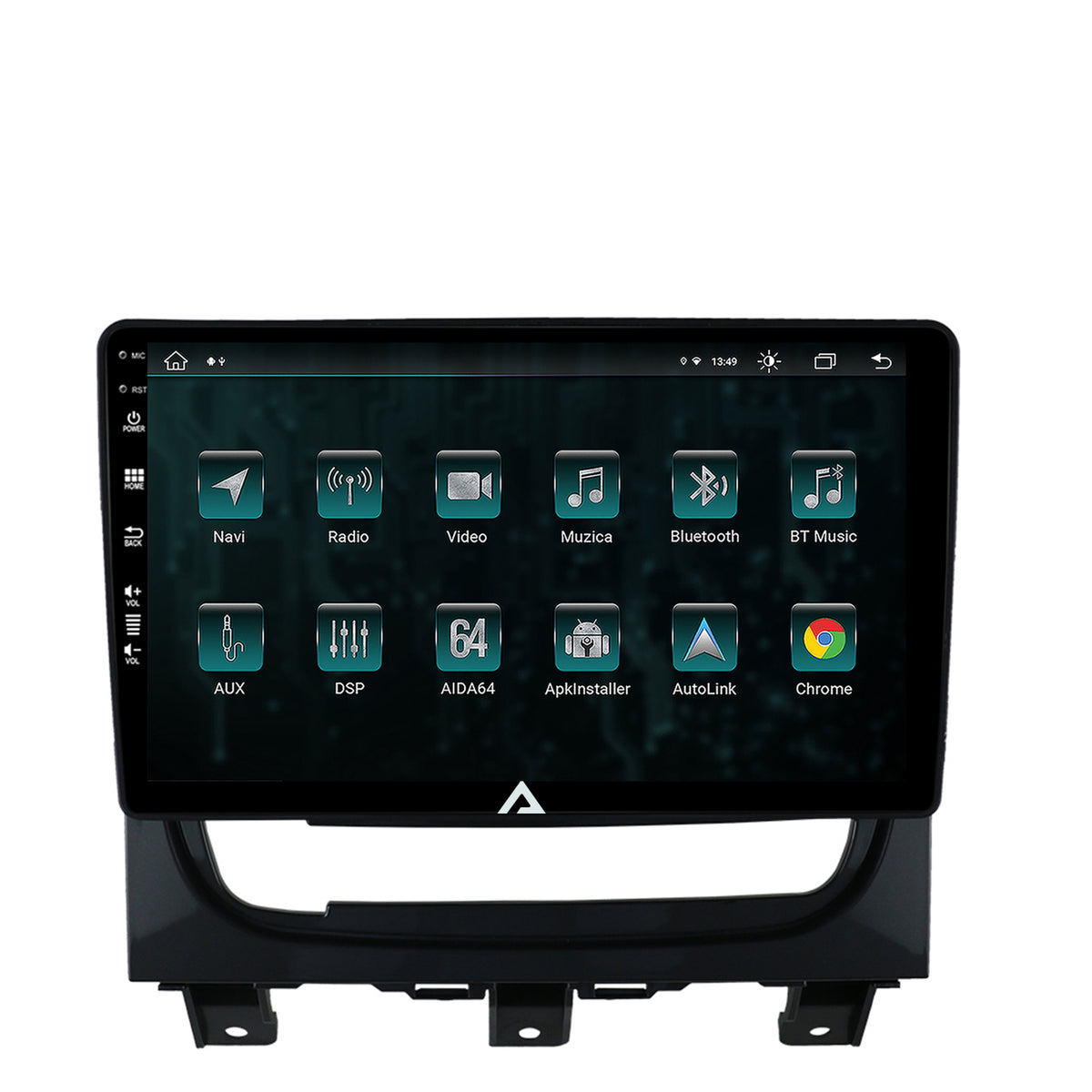 Navigatie Fiat Strada / Idea (2011-2016), Android, Z-Octacore / 8GB RAM + 256GB ROM, 9 Inch - AD-BGZ9008+AD-BGRKIT350
