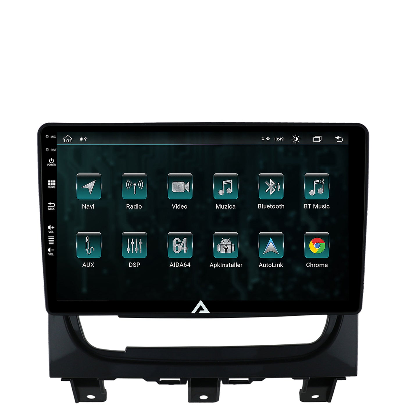 Navigatie Fiat Strada / Idea (2011-2016), Android, Z-Octacore / 8GB RAM + 256GB ROM, 9 Inch - AD-BGZ9008+AD-BGRKIT350