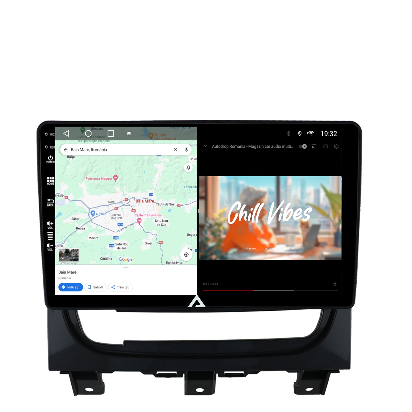 Navigatie Fiat Strada / Idea (2011-2016), Android, A-Octacore / 4GB RAM + 64GB ROM, 9 Inch - AD-BGA9004+AD-BGRKIT350