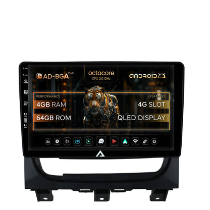 Navigatie Fiat Strada / Idea (2011-2016), Android, A-Octacore / 4GB RAM + 64GB ROM, 9 Inch - AD-BGA9004+AD-BGRKIT350