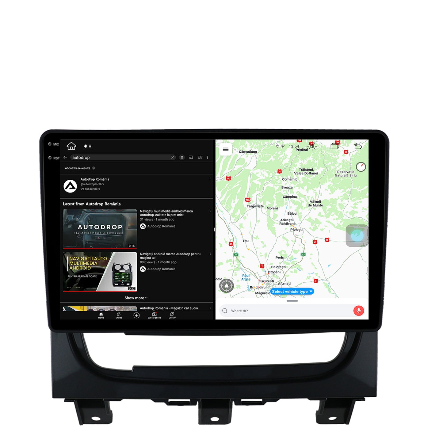 Navigatie Fiat Strada / Idea (2011-2016), Android, V-Octacore / 4GB RAM + 64GB ROM, 9.5 Inch - AD-BGV9004+AD-BGRKIT350