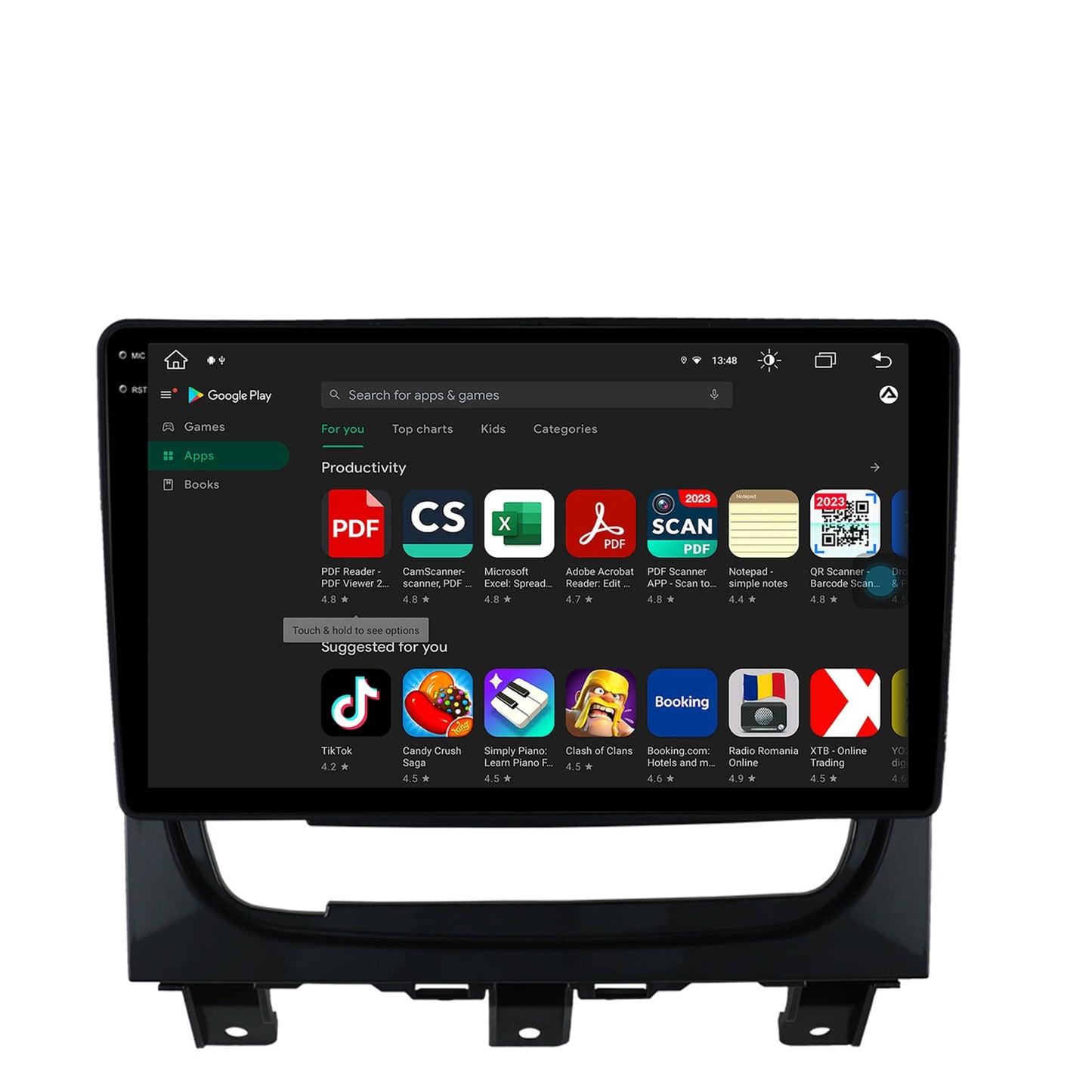 Navigatie Fiat Strada / Idea (2011-2016), Android, X-Octacore / 8GB RAM + 256GB ROM, 9.5 Inch - AD-BGX9008+AD-BGRKIT350