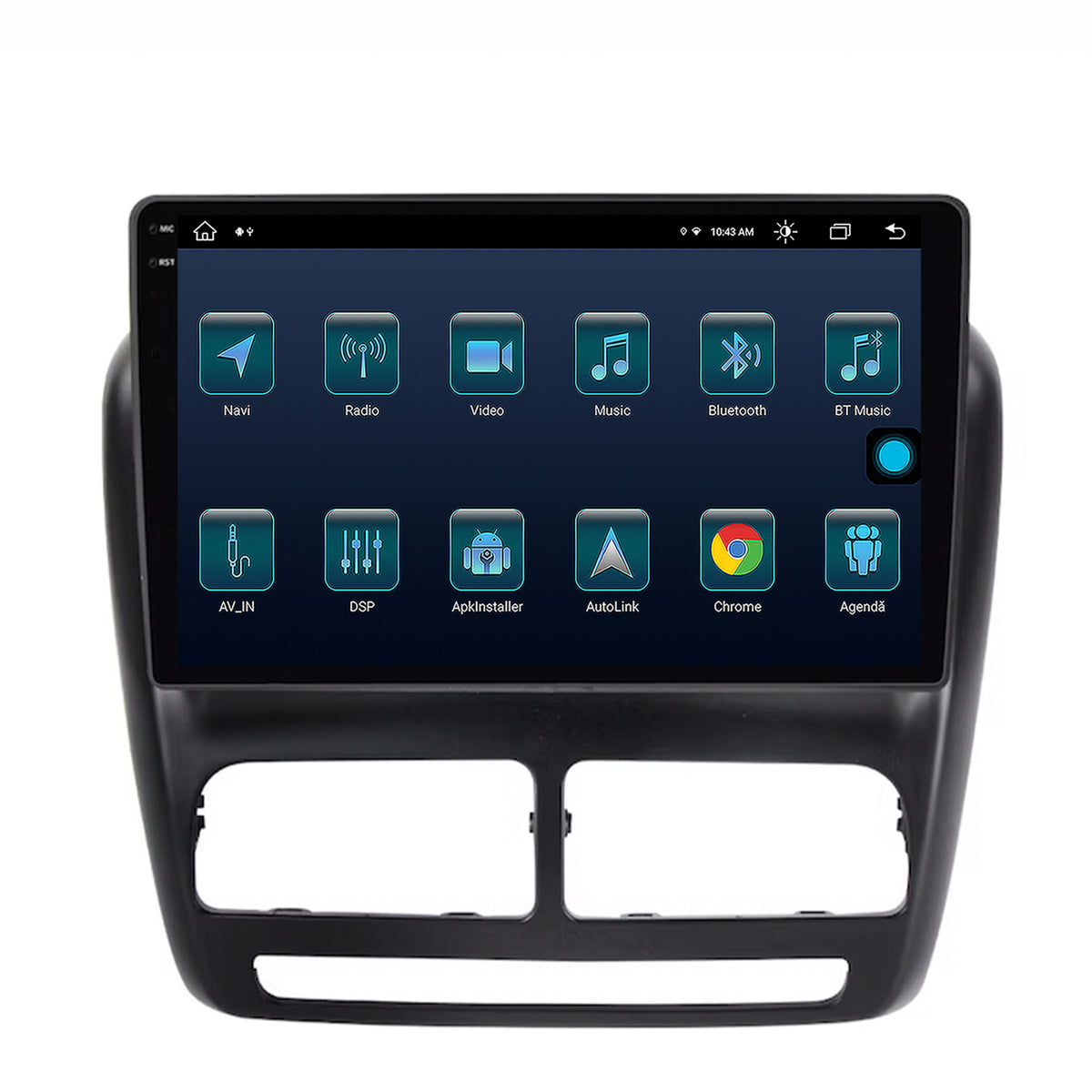 Navigatie Fiat Doblo (2010-2015), Android, X-Octacore / 8GB RAM + 256GB ROM, 10.36 Inch - AD-BGX10008+AD-BGRKIT358
