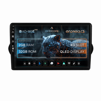 Navigatie Fiat Tipo (2015-2021), Android, E-Octacore / 2GB RAM + 32GB ROM, 9 Inch - AD-BGE9002+AD-BGRKIT360