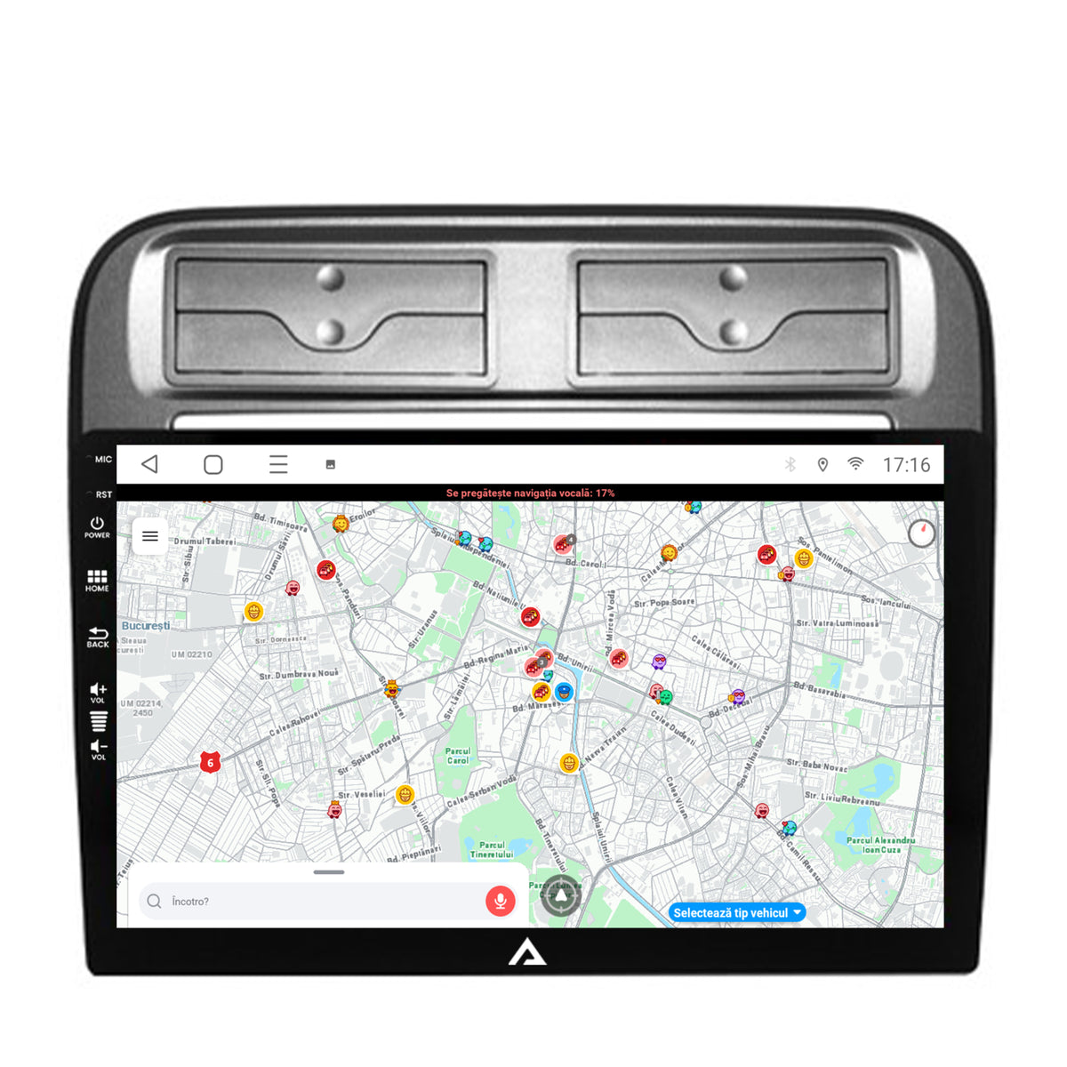 Navigatie Fiat Punto / Linea (2007-2014), Android, E-Octacore / 2GB RAM + 32GB ROM, 9 Inch - AD-BGE9002+AD-BGRKIT157
