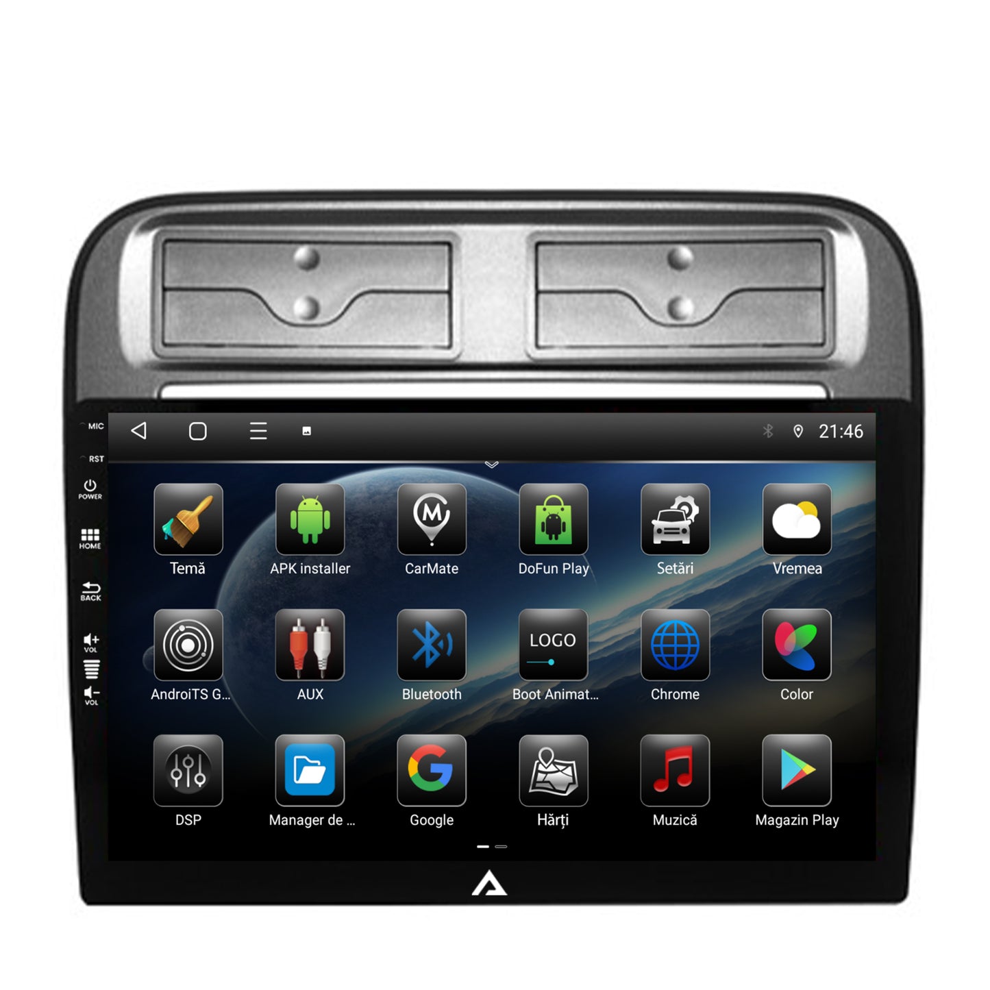Navigatie Fiat Punto / Linea (2007-2014), Android, E-Octacore / 2GB RAM + 32GB ROM, 9 Inch - AD-BGE9002+AD-BGRKIT157
