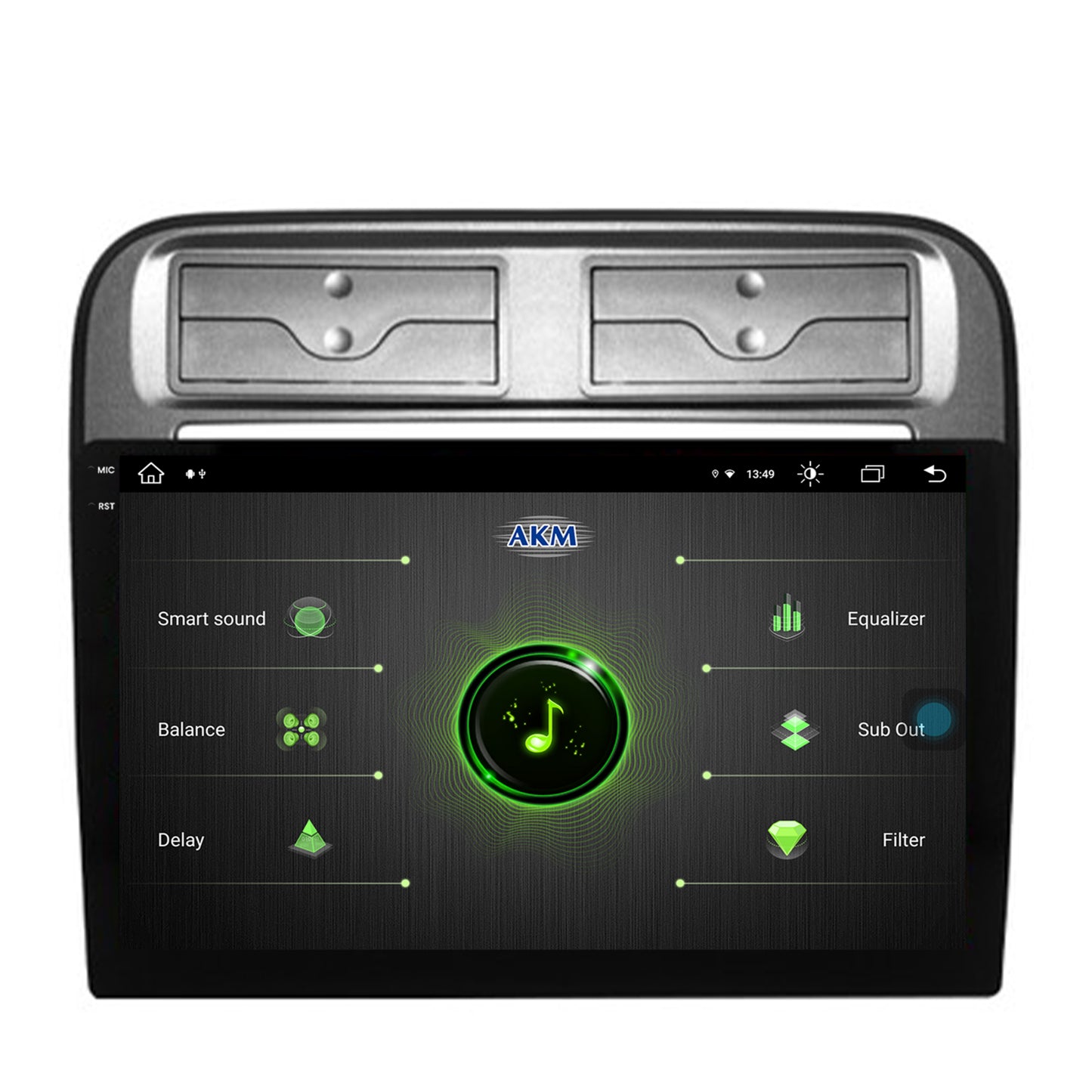 Navigatie Fiat Punto / Linea (2007-2014), Android, V-Octacore / 4GB RAM + 64GB ROM, 9.5 Inch - AD-BGV9004+AD-BGRKIT157