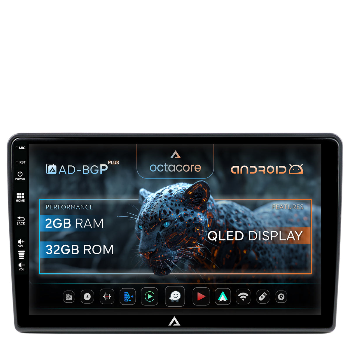 Navigatie Ford (2005-2013), Android, P-Octacore / 2GB RAM + 32GB ROM, 9 inch - AD-BGP9002+AD-BGRKIT137