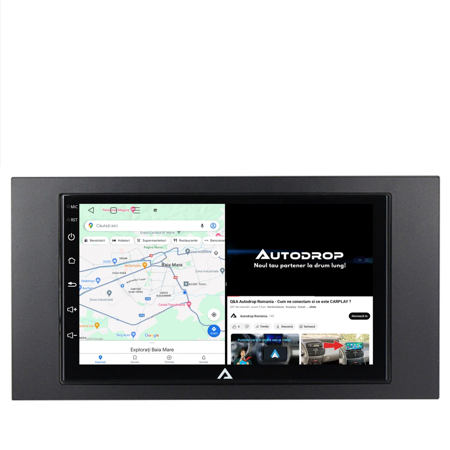 Navigatie Ford 2DIN, Android, P-Octacore / 2GB RAM + 32GB ROM, 7 Inch - AD-BGP1002+AD-BGRFR0012DIN
