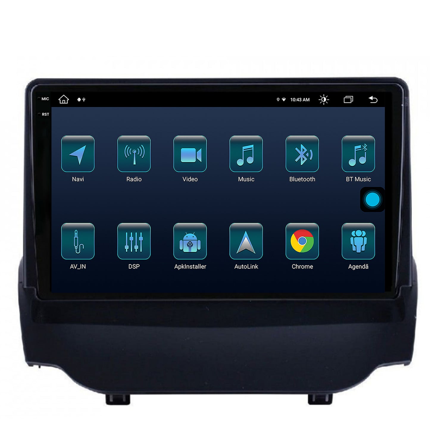 Navigatie Ford EcoSport (2013-16) Android, X-Octacore / 8GB RAM + 256GB ROM, 9.5 Inch - AD-BGX9008+BGRKIT118