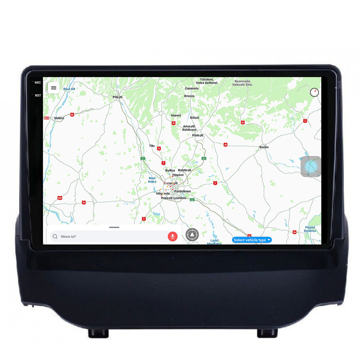 Navigatie Ford EcoSport (2013-16) Android, X-Octacore / 8GB RAM + 256GB ROM, 9.5 Inch - AD-BGX9008+BGRKIT118