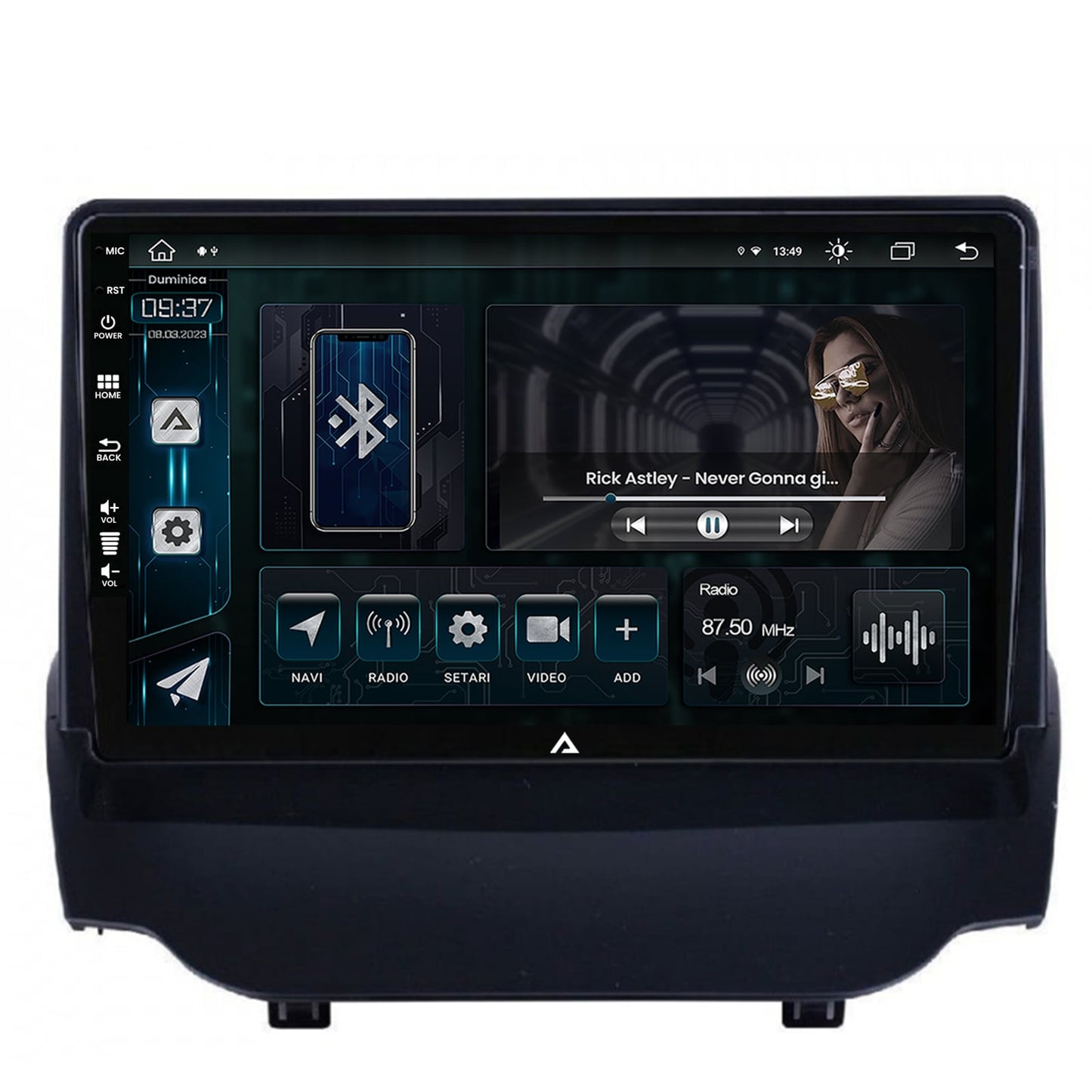 Navigatie Ford EcoSport (2013-16) Android, Z-octacore / 8GB RAM + 256GB ROM, 9 Inch - AD-BGZ9008+BGRKIT118