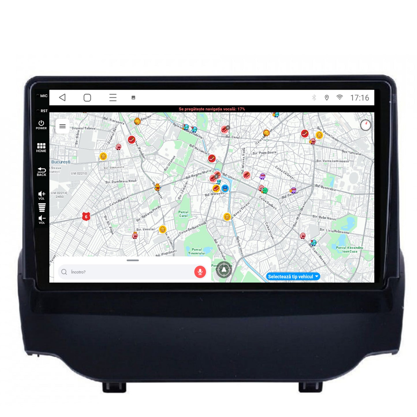 Navigatie Ford EcoSport (2013-2016) Android, P-Octacore / 2GB RAM + 32GB ROM, 9 Inch - AD-BGP9002+BGRKIT118