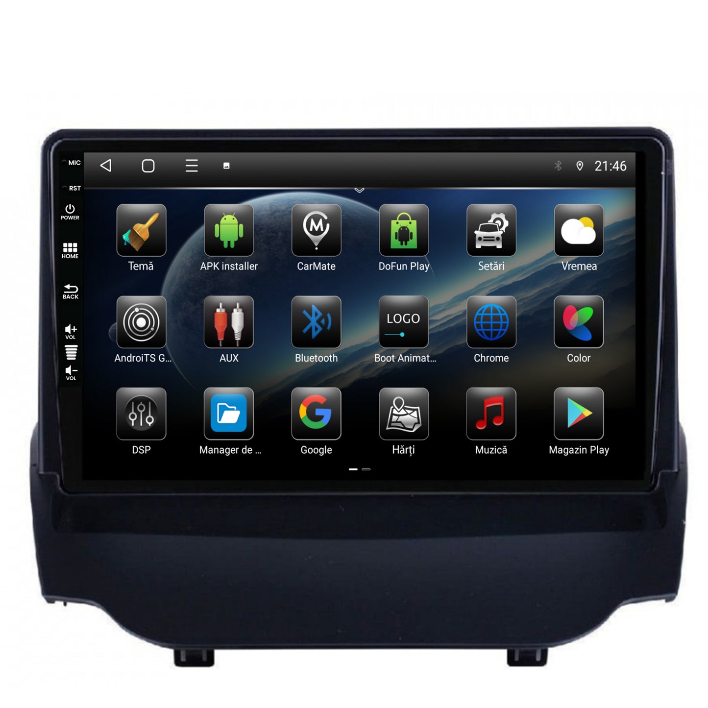 Navigatie Ford EcoSport (2013-2016) Android, P-Octacore / 2GB RAM + 32GB ROM, 9 Inch - AD-BGP9002+BGRKIT118