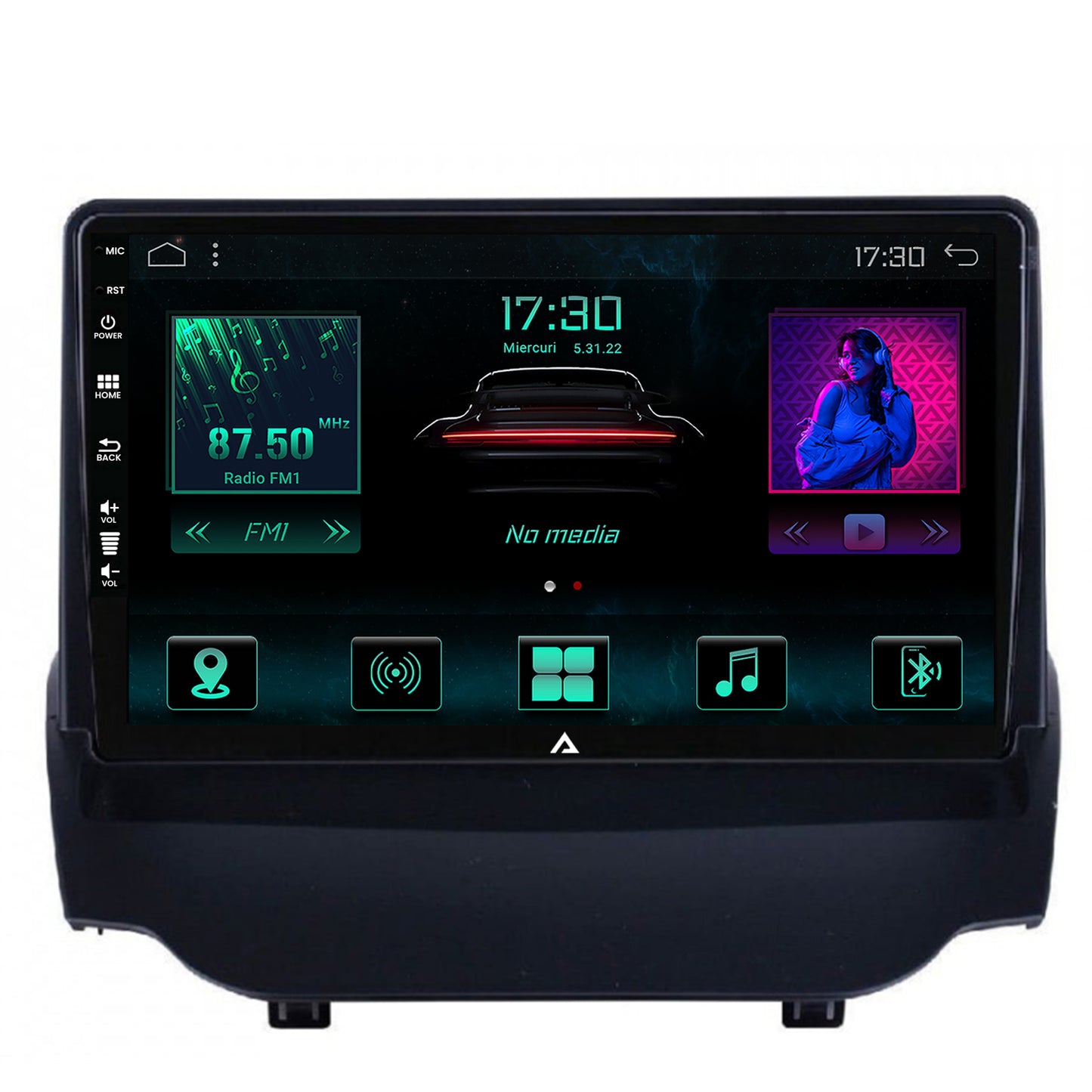 Navigatie Ford EcoSport (2013-2016) Android, A-octacore / 4GB RAM + 64GB ROM, 9 Inch AD-BGA9004+BGRKIT118