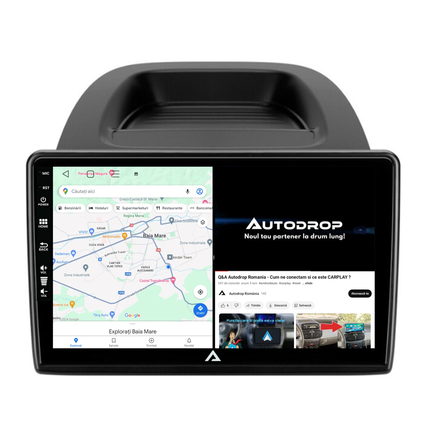 Navigatie Ford EcoSport (2017-prezent) Android, A-octacore / 4GB RAM + 64GB ROM, 10.1 Inch AD-BGA10004+BGRKIT119