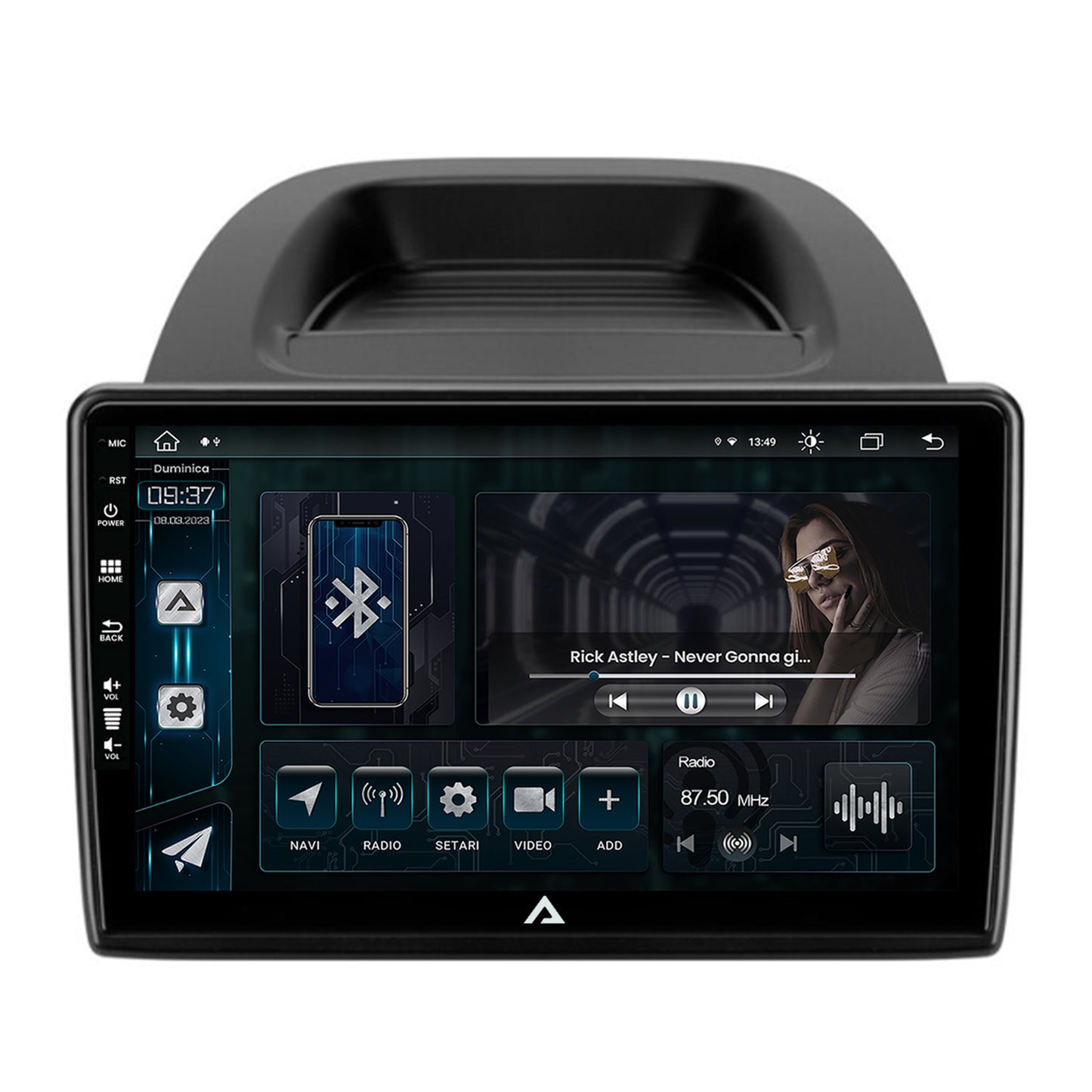 Navigatie Ford EcoSport (2017- Prezent) Android, Z-octacore / 8GB RAM + 256GB ROM, 10.1 Inch - AD-BGZ10008+BGRKIT119