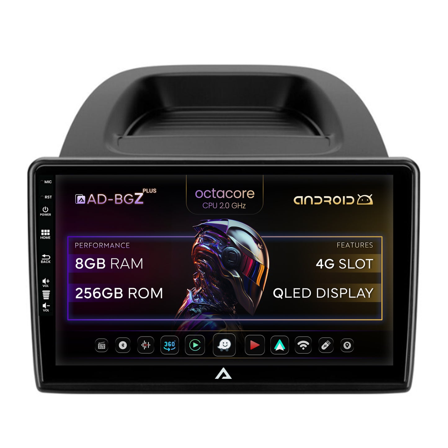 Navigatie Ford EcoSport (2017- Prezent) Android, Z-octacore / 8GB RAM + 256GB ROM, 10.1 Inch - AD-BGZ10008+BGRKIT119