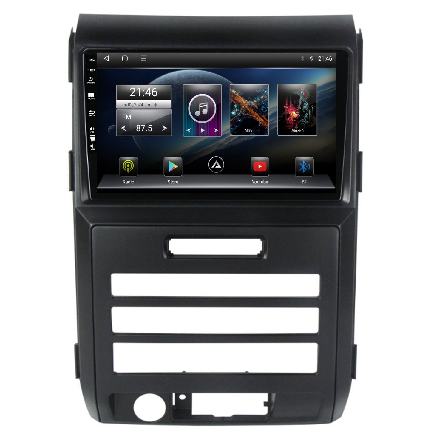 Navigatie Ford F150 (2008-2014), Android, E-Octacore / 2GB RAM + 32GB ROM, 9 Inch - AD-BGE9002+AD-AD-BGRKIT139