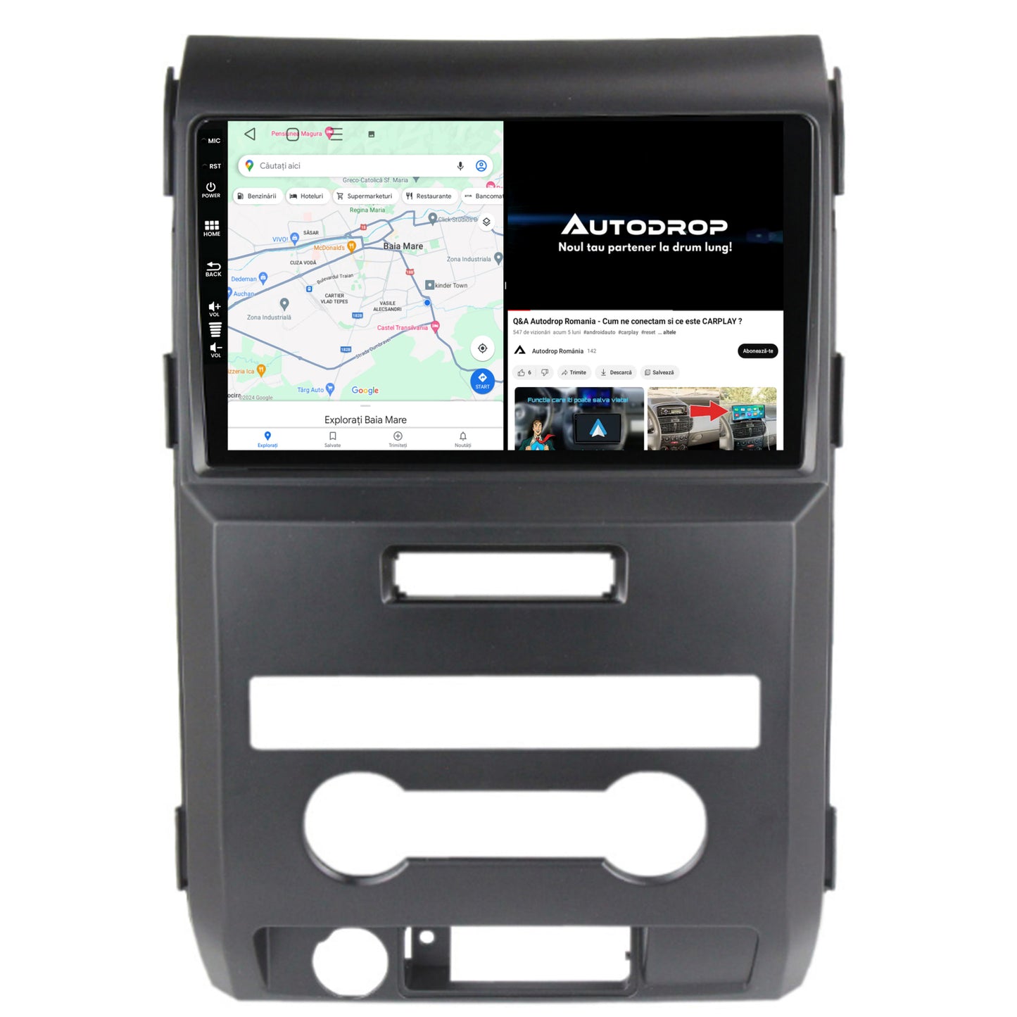 Navigatie Ford F150 (2008-2014), Android, E-Octacore / 2GB RAM + 32GB ROM, 9 Inch - AD-BGE9002+AD-BGRKIT138