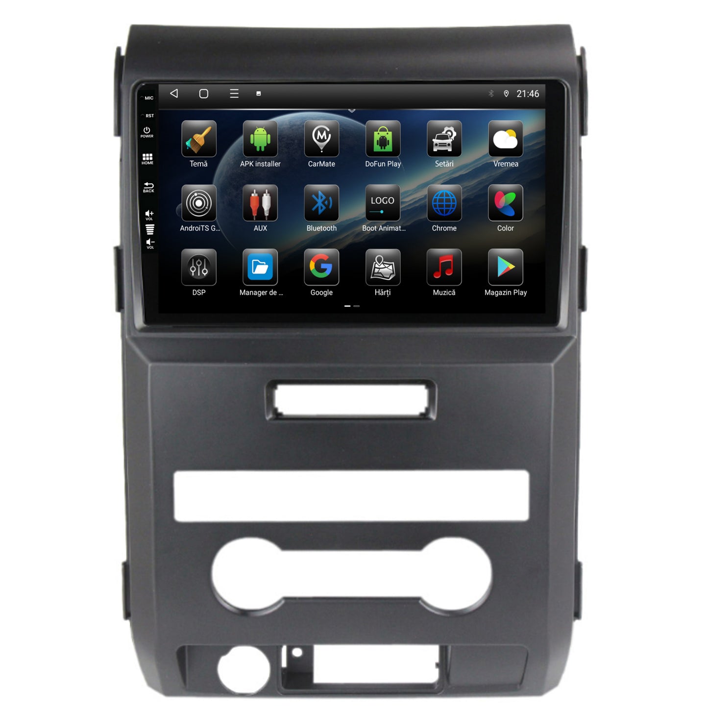 Navigatie Ford F150 (2008-2014), Android, E-Octacore / 2GB RAM + 32GB ROM, 9 Inch - AD-BGE9002+AD-BGRKIT138