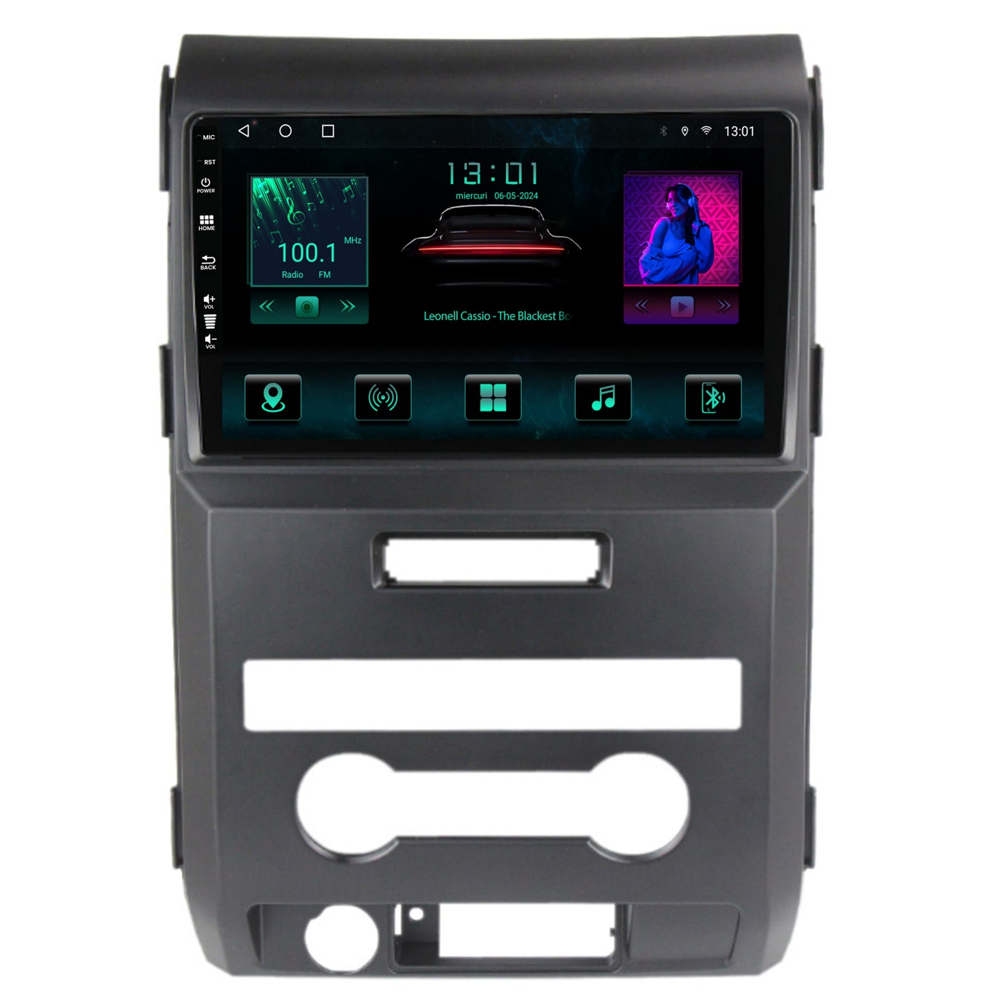 Navigatie Ford F150 (2008-2014), Android, A-Octacore / 4GB RAM + 64GB ROM, 9 Inch - AD-BGA9004+AD-BGRKIT138