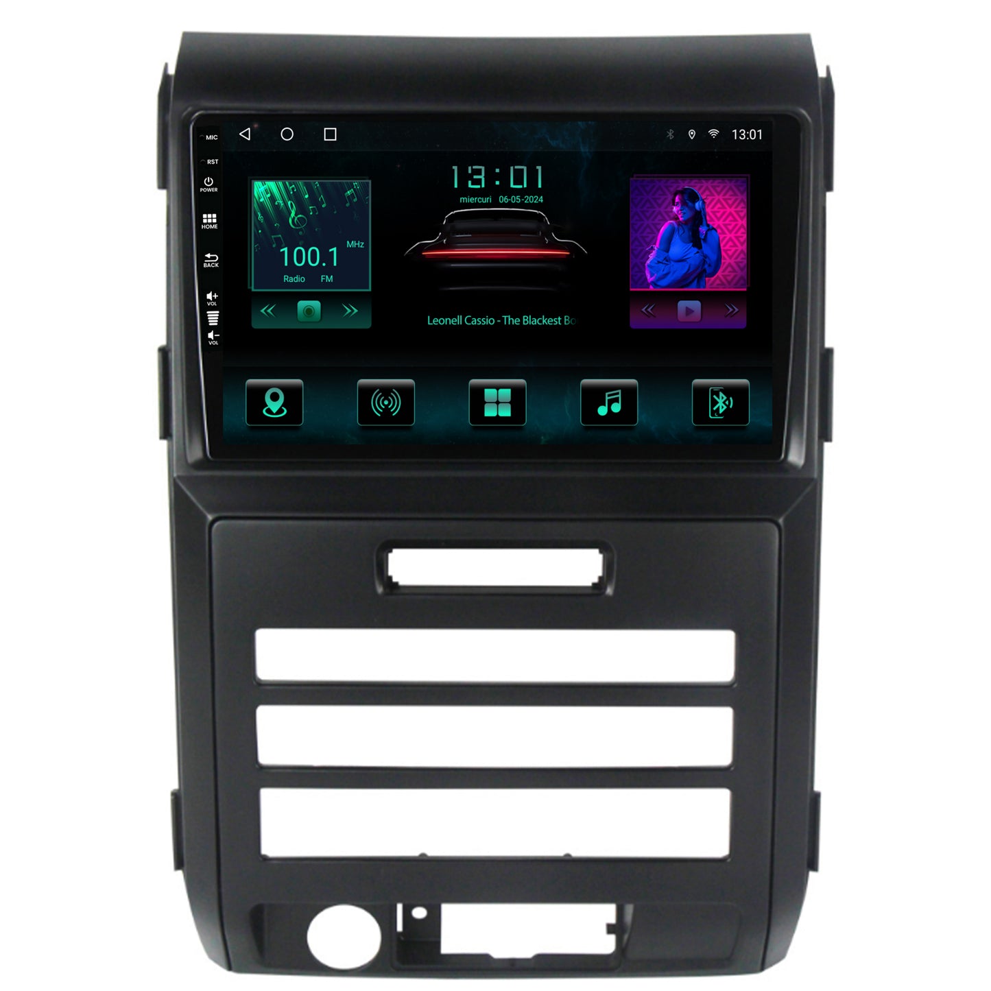Navigatie Ford F150 (2008-2014), Android, A-Octacore / 4GB RAM + 64GB ROM, 9 Inch - AD-BGA9004+AD-BGRKIT139