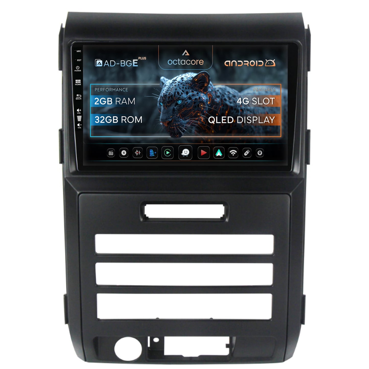 Navigatie Ford F150 (2008-2014), Android, E-Octacore / 2GB RAM + 32GB ROM, 9 Inch - AD-BGE9002+AD-AD-BGRKIT139