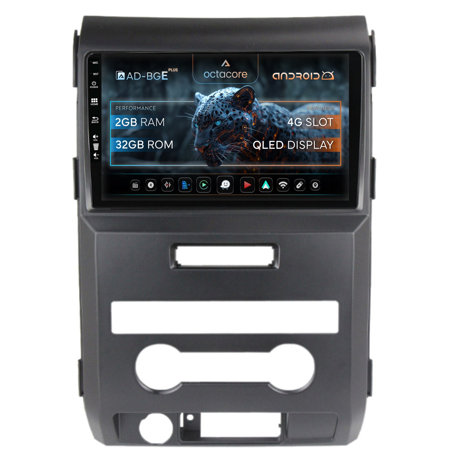 Navigatie Ford F150 (2008-2014), Android, E-Octacore / 2GB RAM + 32GB ROM, 9 Inch - AD-BGE9002+AD-BGRKIT138
