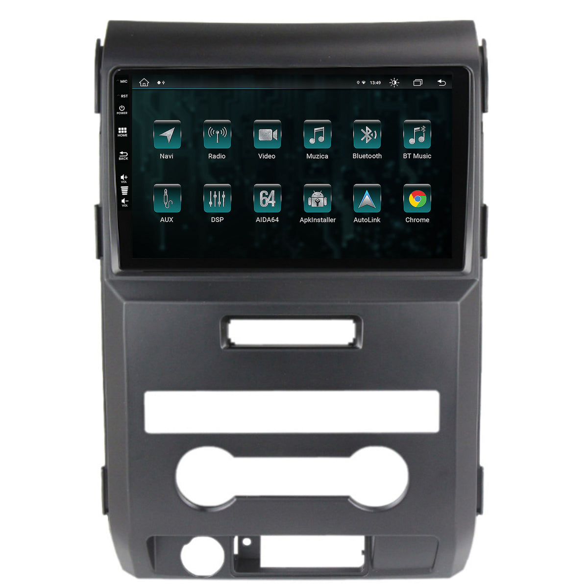 Navigatie Ford F150 (2008-2014), Android, Z-Octacore / 8GB RAM + 256GB ROM, 9 Inch - AD-BGZ9008+AD-BGRKIT138