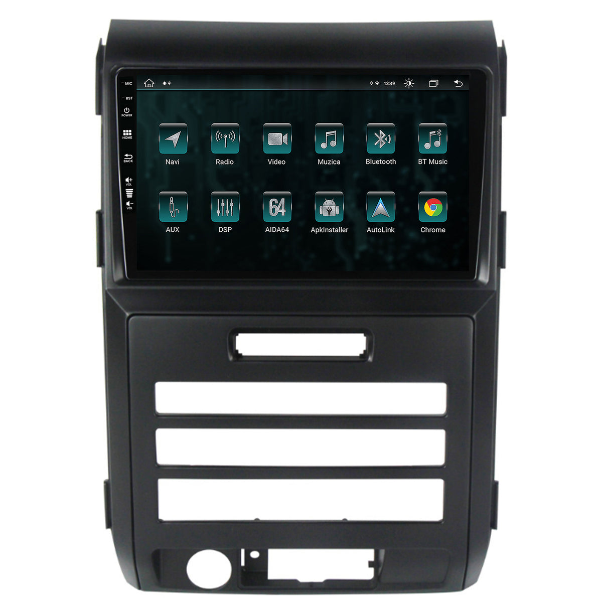 Navigatie Ford F150 (2008-2014), Android, Z-Octacore / 8GB RAM + 256GB ROM, 9 Inch - AD-BGZ9008+AD-BGRKIT139