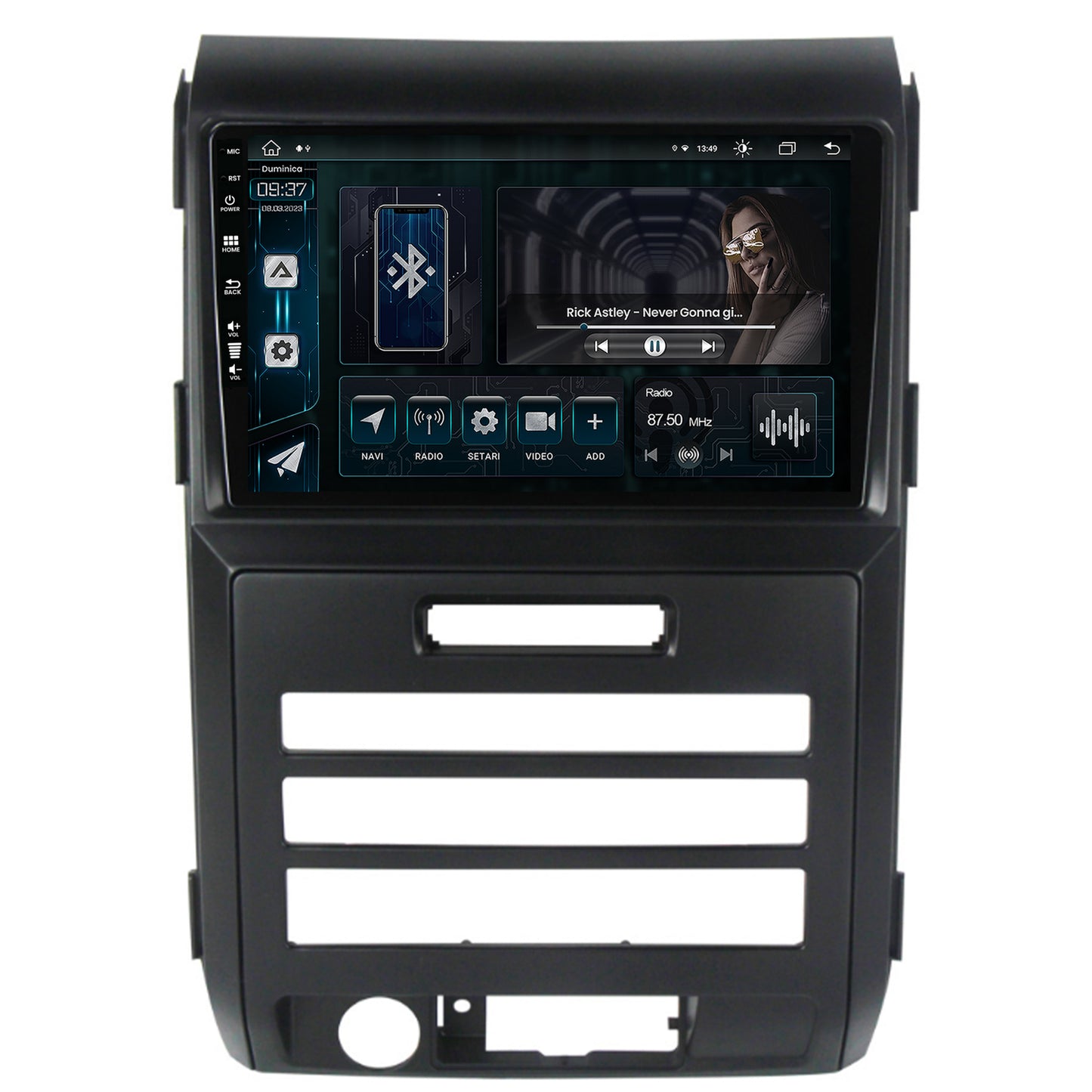 Navigatie Ford F150 (2008-2014), Android, Z-Octacore / 8GB RAM + 256GB ROM, 9 Inch - AD-BGZ9008+AD-BGRKIT139