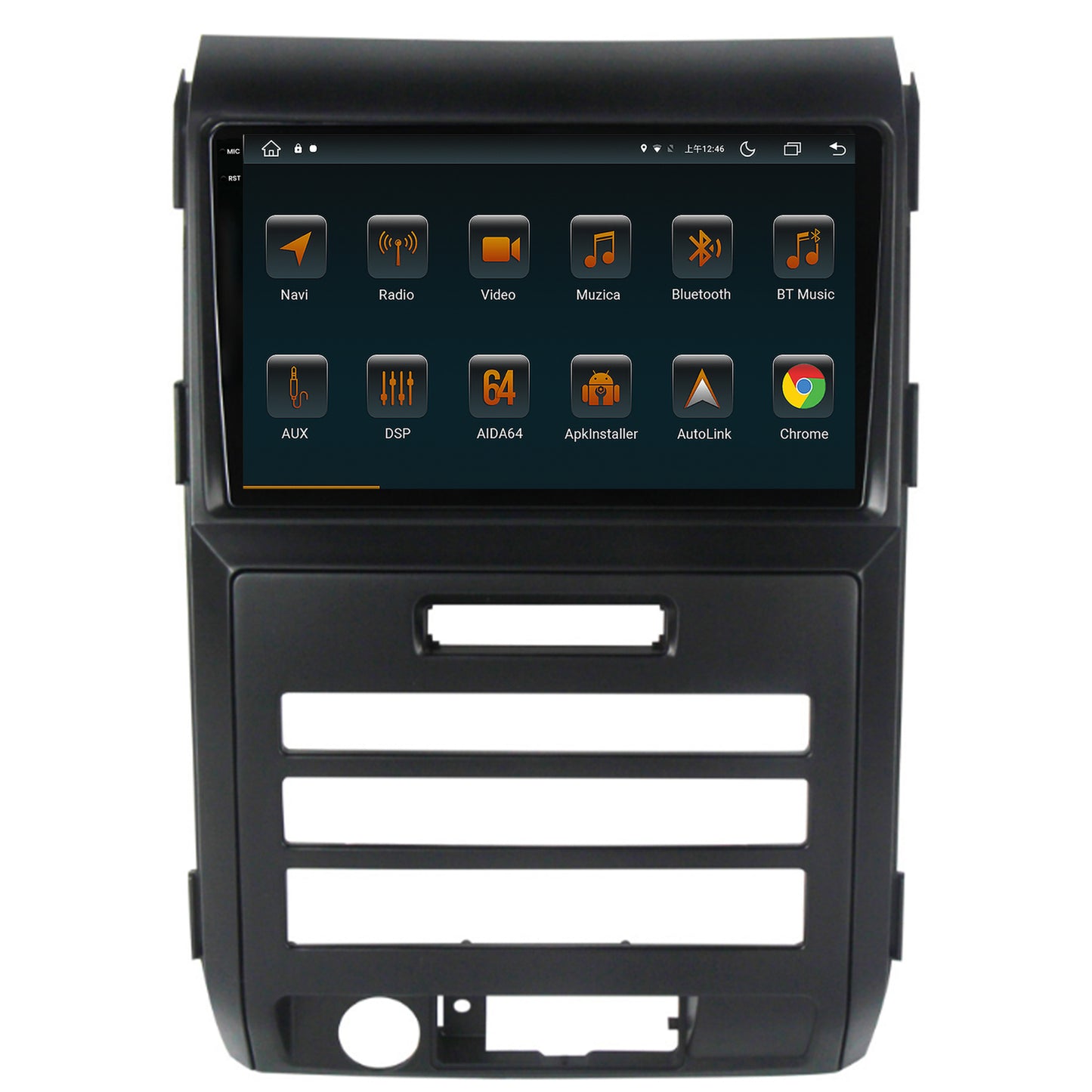 Navigatie Ford F150 (2008-2014), Android, V-Octacore / 4GB RAM + 64GB ROM, 9.5 Inch - AD-BGV9004+AD-BGRKIT139