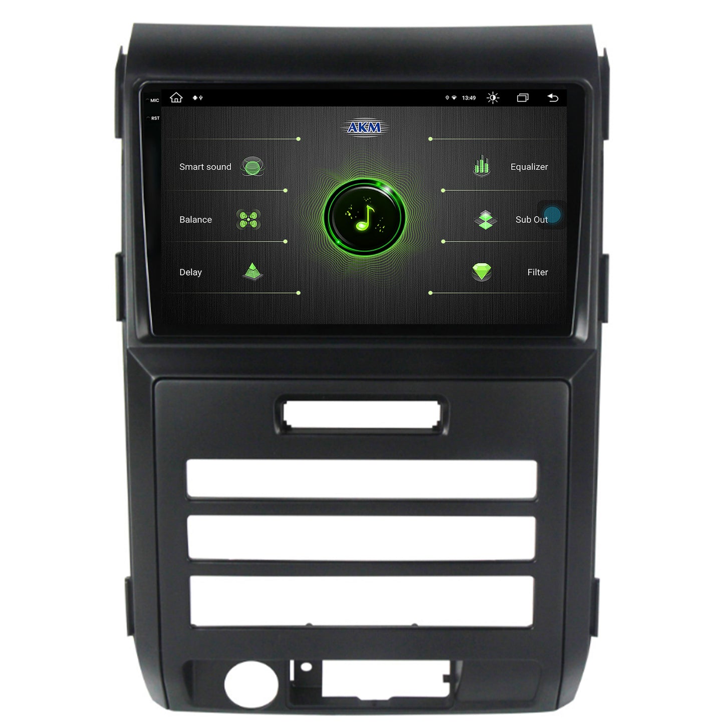 Navigatie Ford F150 (2008-2014), Android, V-Octacore / 4GB RAM + 64GB ROM, 9.5 Inch - AD-BGV9004+AD-BGRKIT139