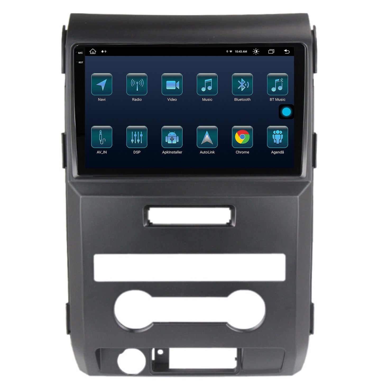 Navigatie Ford F150 (2008-2014), Android, X-Octacore / 8GB RAM + 256GB ROM, 9.5 Inch - AD-BGX9008+AD-BGRKIT138