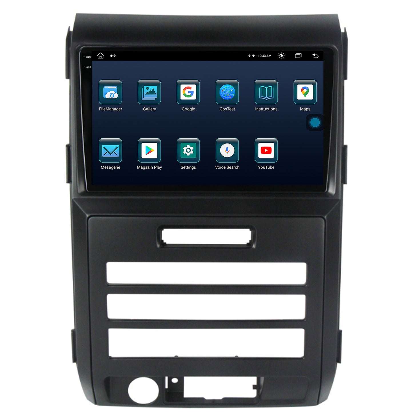 Navigatie Ford F150 (2008-2014), Android, X-Octacore / 8GB RAM + 256GB ROM, 9.5 Inch - AD-BGX9008+AD-BGRKIT139
