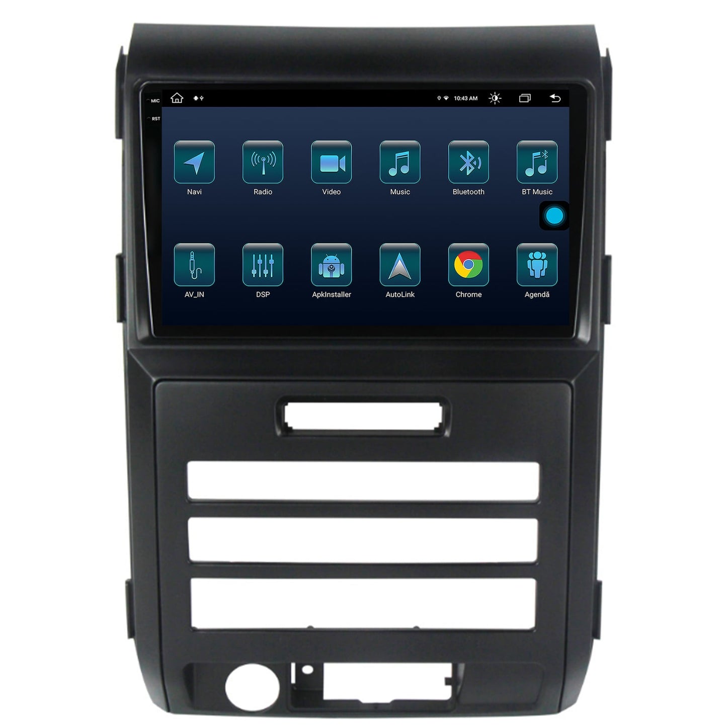 Navigatie Ford F150 (2008-2014), Android, X-Octacore / 8GB RAM + 256GB ROM, 9.5 Inch - AD-BGX9008+AD-BGRKIT139