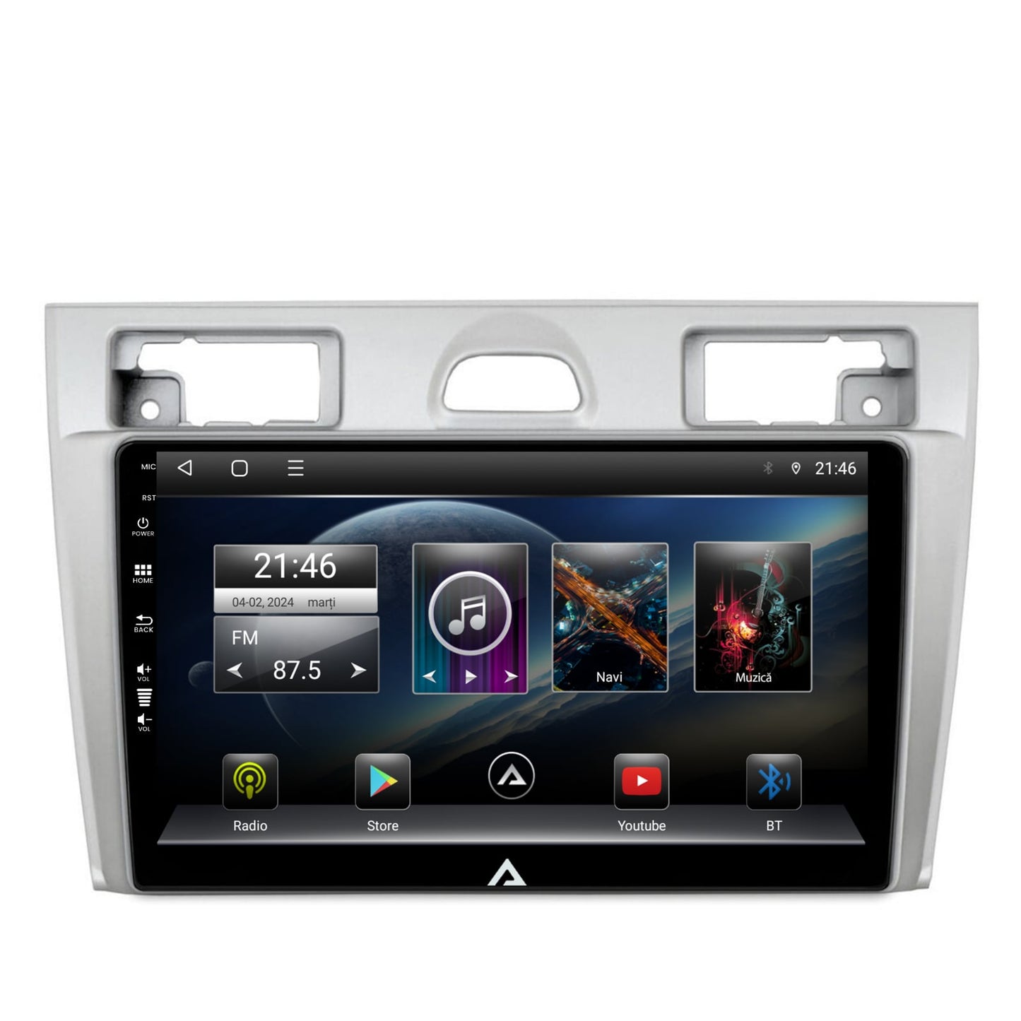 Navigatie Ford Fiesta (2002-2008), Android, P-Octacore / 2GB RAM + 32GB ROM, 9 inch - AD-BGP9002+AD-BGRKIT143