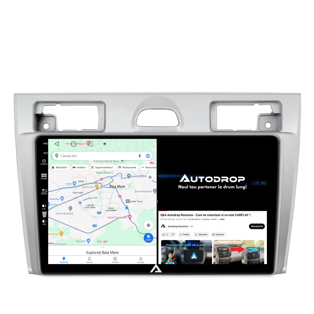 Navigatie Ford Fiesta (2002-2008), Android, P-Octacore / 2GB RAM + 32GB ROM, 9 inch - AD-BGP9002+AD-BGRKIT143